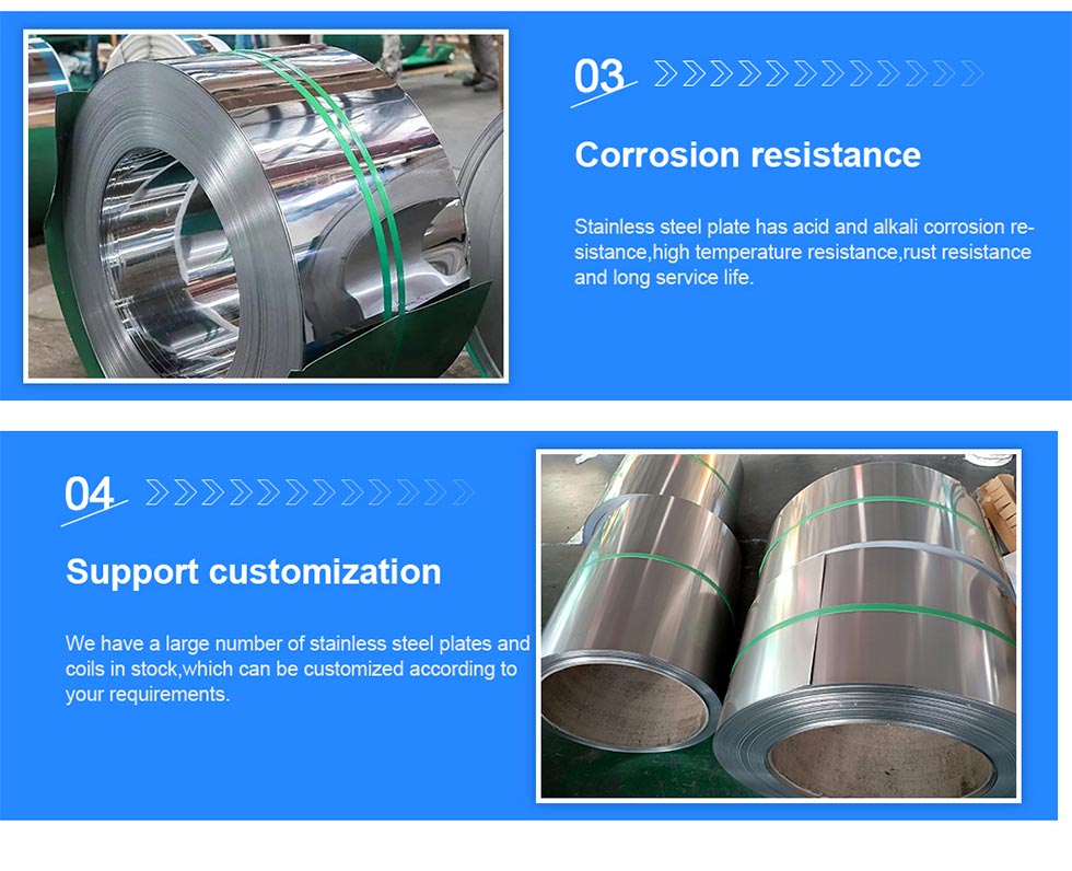 202 NO.1 2B BA Cold Rolled Stainless Steel Coil