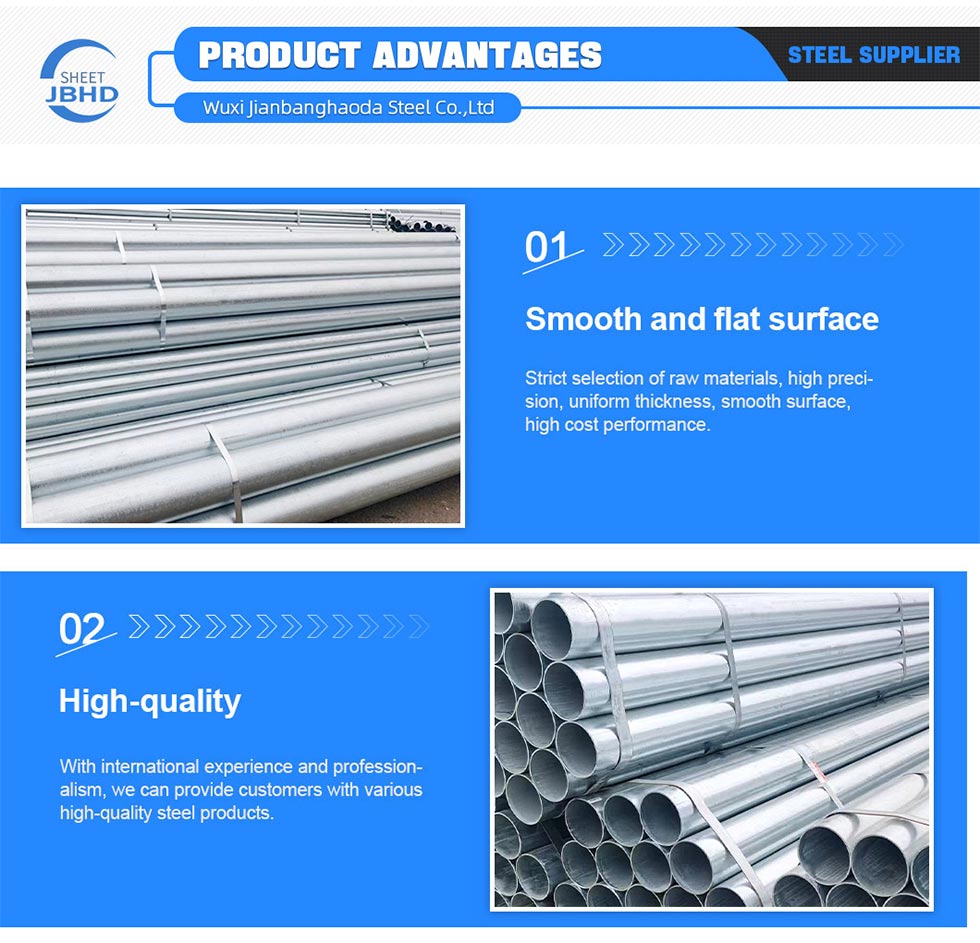 Hot Dip Galvanized Steel Round Pipe